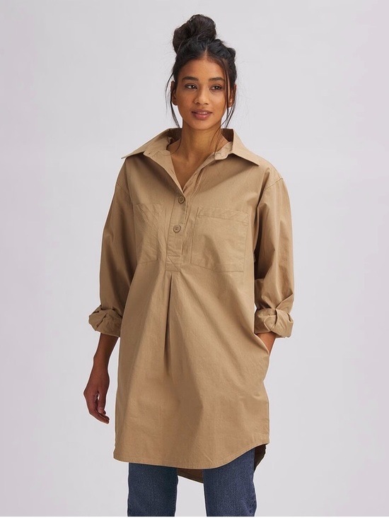 Basin + Range Dresses & Skirts - Basin & Range Cotton Poplin Shirt Dress